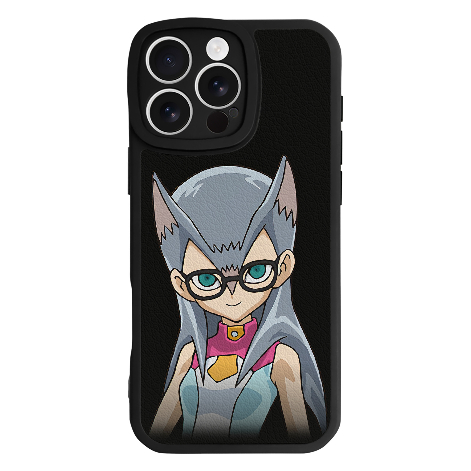 （画像用） 遊☆戯☆王 Yu-Gi-Oh! 【iPhone 16シリーズ対応】シリコンスマホケース（レザー調） 材質：シリコン